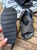 خرید صندل بچه گانه چرم ضربدری - Image 4