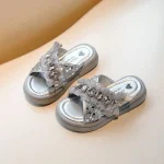 خرید صندل بچه گانه نگینی بدون بند