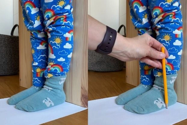 چگونه سایز کفش بچه گانه را به درستی اندازه بگیریم؟