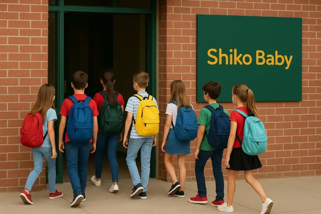 دانش‌آموزان ۶ تا ۱۵ سال در حال ورود به مدرسه با کفش‌های مناسب مدرسه – شیکو بیبی