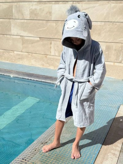 حوله تن پوش بچه گانه طرح گوش دار