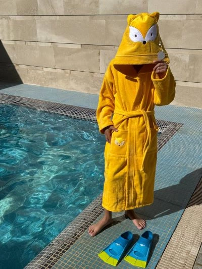 حوله تن پوش بچه گانه طرح روباهی